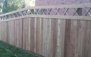 Decorative Cedar Fence