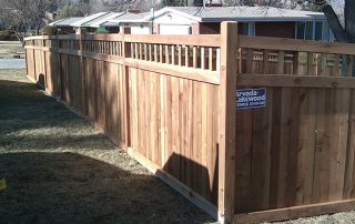 Decorative Cedar Fence