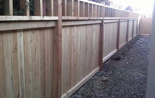 Decorative Cedar Fence