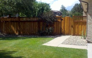 Decorative Cedar Fence